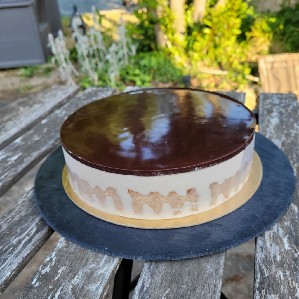 Entremet vanille chocolat