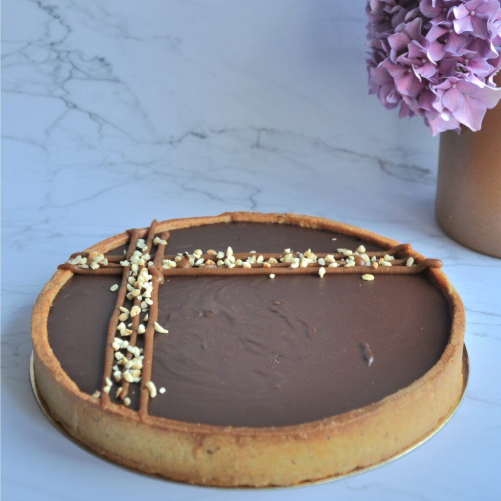 Tarte chocolat caramel