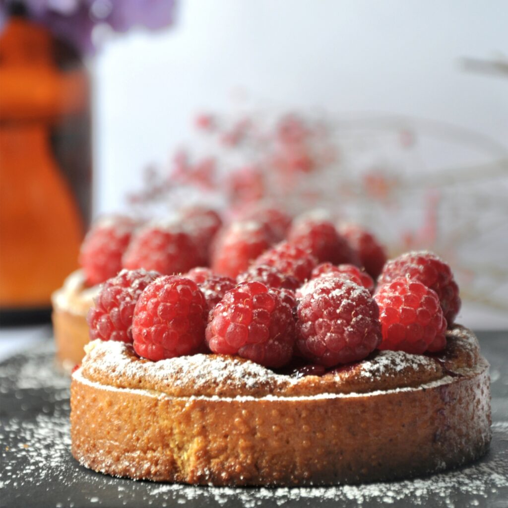 Tartelette amandine framboise